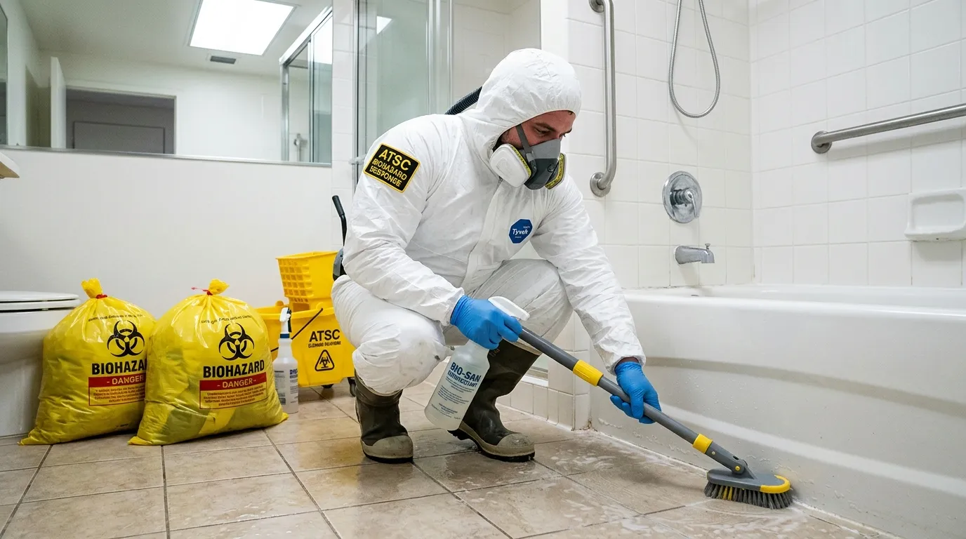 Decontamination equipment deployed for Blood Cleanup in Hartford